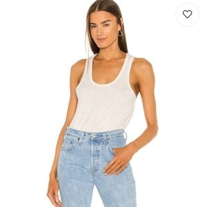 Free People NWT cream tank bodysuit small